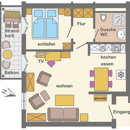 Ferienapartment Duenensand Direkt Am Kurstrand * Zingst